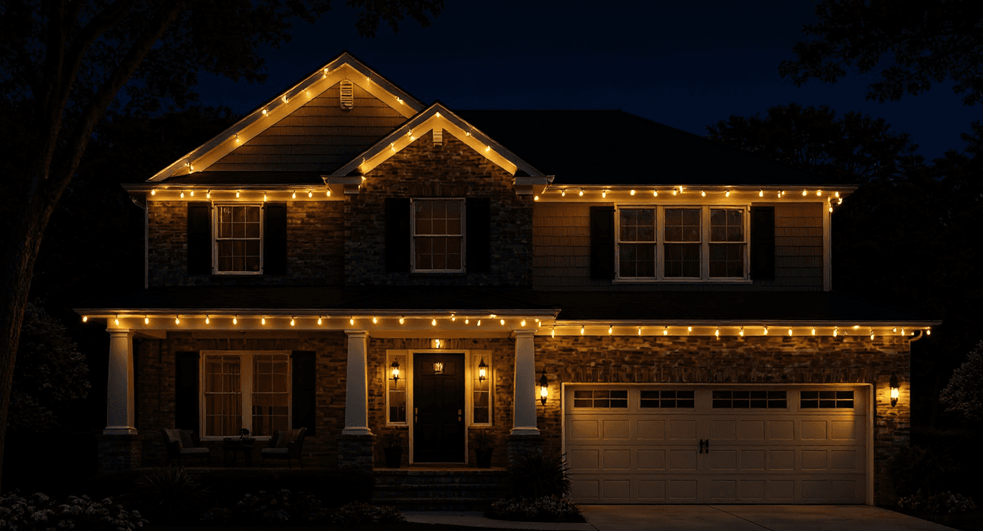 Evergreen Holiday Lighting website preview