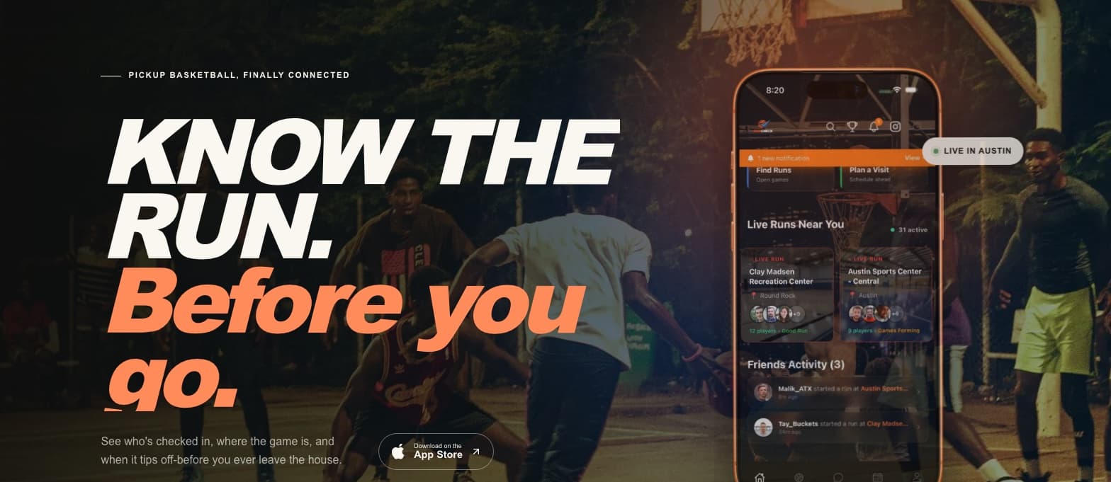 RunCheck website preview
